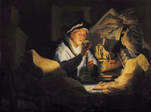 La parabole du riche insensé - Rembrandt van Rijn